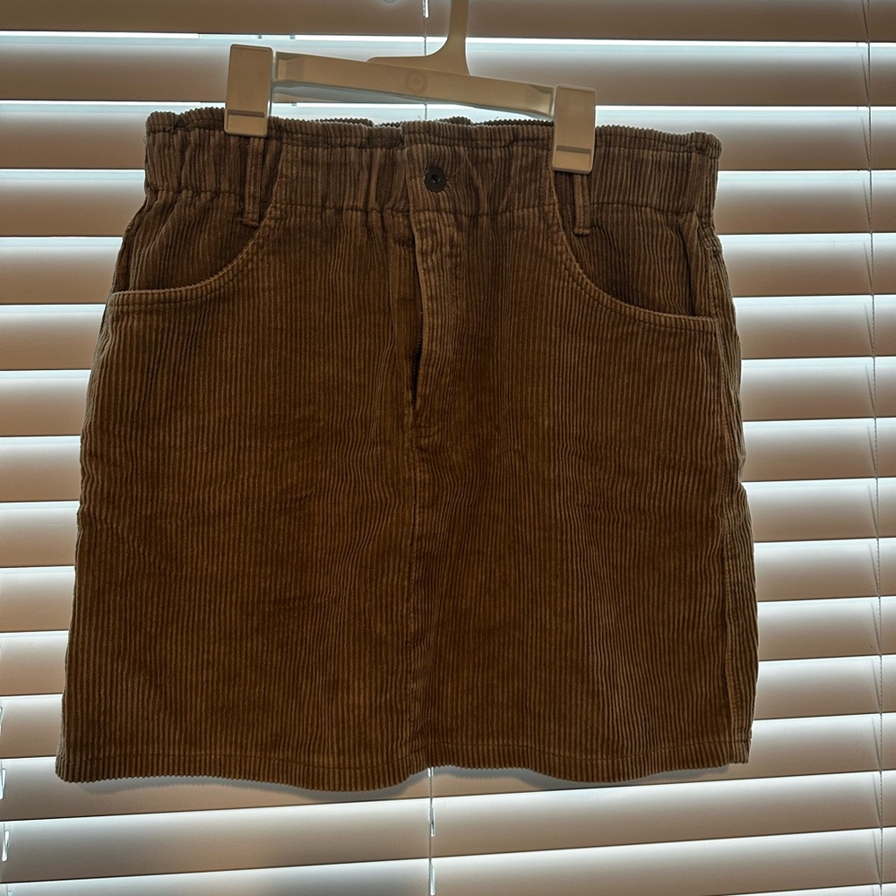 Light Brown Corduroy Skirt - Size Large - Never worn.
